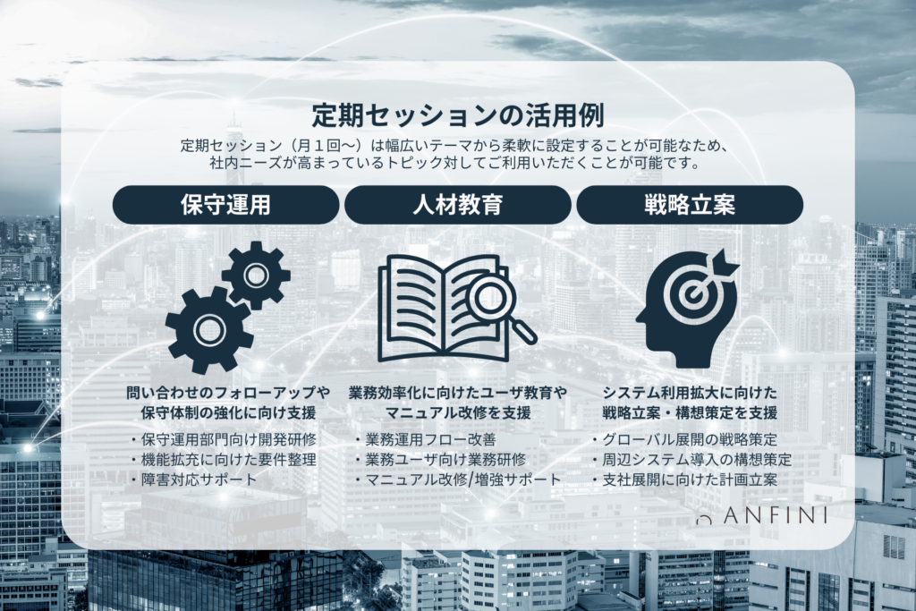 SAP企業向け_保守運用・人材育成_サブスクリプションサービス提供開始_活用例